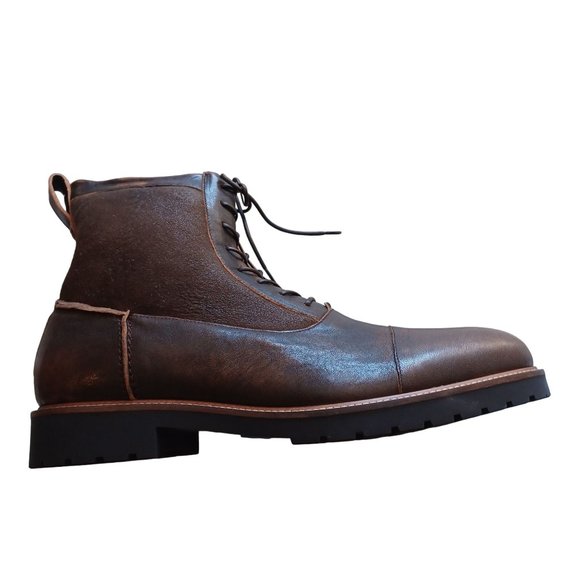 Ross & Snow Riccardo Bomber Blucher Winter Boots Brown Choose Sz 7.5, 11.5, 14 - Picture 6 of 10